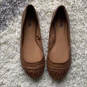 Charlotte Russe Brown Flats Size 7